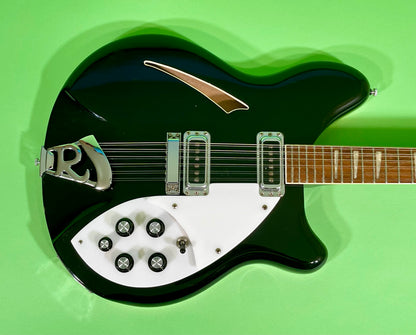 1990 Rickenbacker 360/12 Jetglo Black   Rare & 100% Original