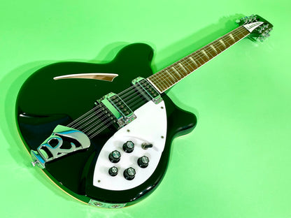 1990 Rickenbacker 360/12 Jetglo Black   Rare & 100% Original