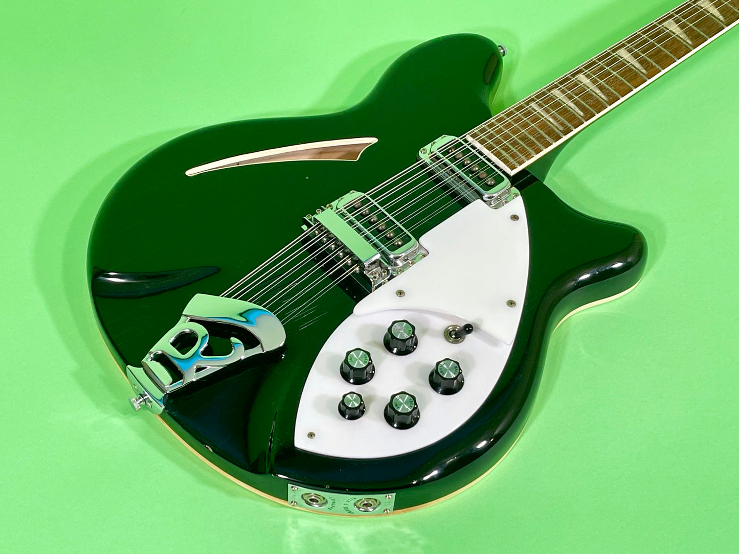 1990 Rickenbacker 360/12 Jetglo Black   Rare & 100% Original