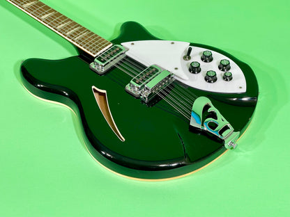 1990 Rickenbacker 360/12 Jetglo Black   Rare & 100% Original