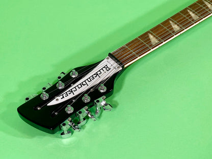 1990 Rickenbacker 360/12 Jetglo Black   Rare & 100% Original