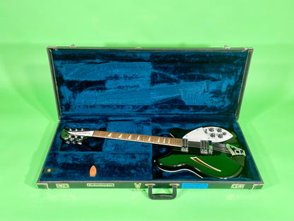 1990 Rickenbacker 360/12 Jetglo Black   Rare & 100% Original