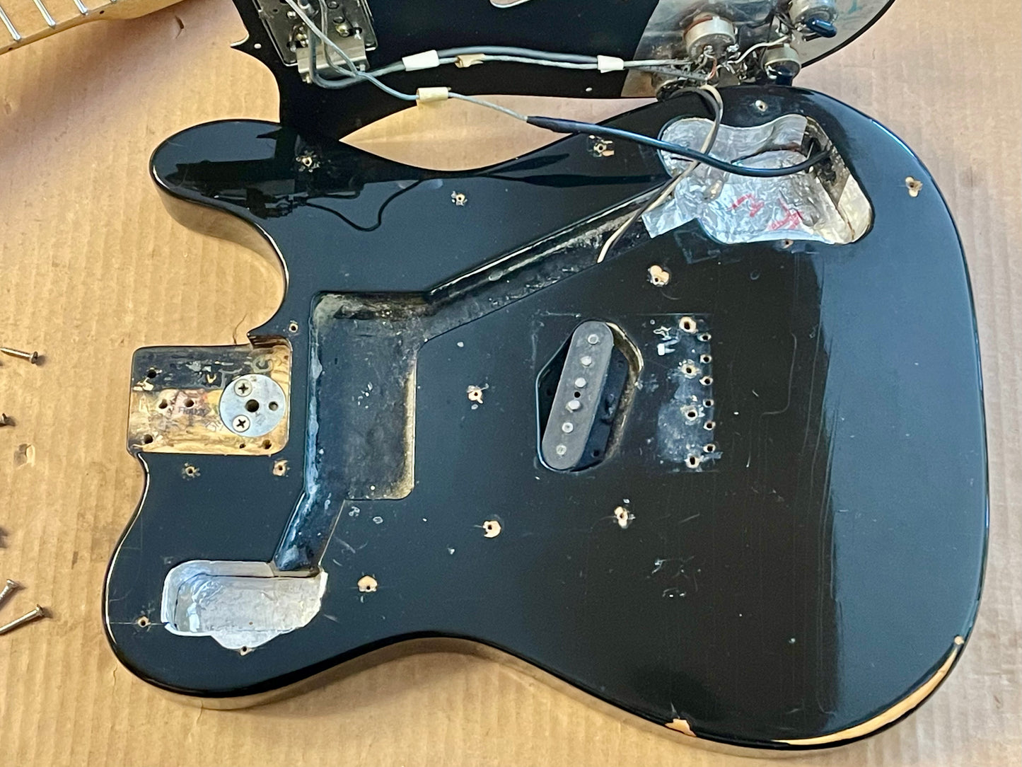 1974 Fender Telecaster Custom Black Keith Richards!