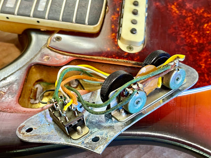 1969 Fender Jaguar 100% Original Rare factory "Faux-Burst" finish!