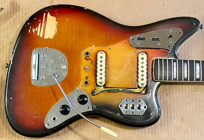 1969 Fender Jaguar 100% Original Rare factory "Faux-Burst" finish!