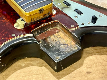 1969 Fender Jaguar 100% Original Rare factory "Faux-Burst" finish!