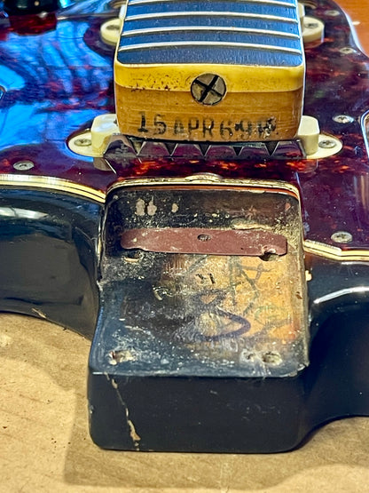1969 Fender Jaguar 100% Original Rare factory "Faux-Burst" finish!