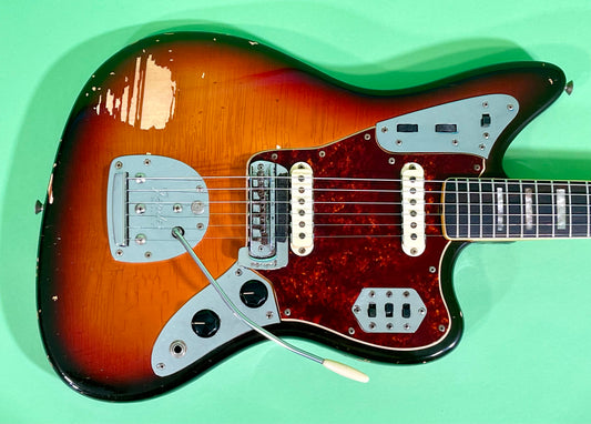 1969 Fender Jaguar 100% Original Rare factory "Faux-Burst" finish!