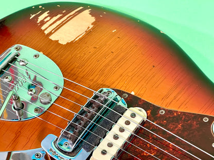 1969 Fender Jaguar 100% Original Rare factory "Faux-Burst" finish!
