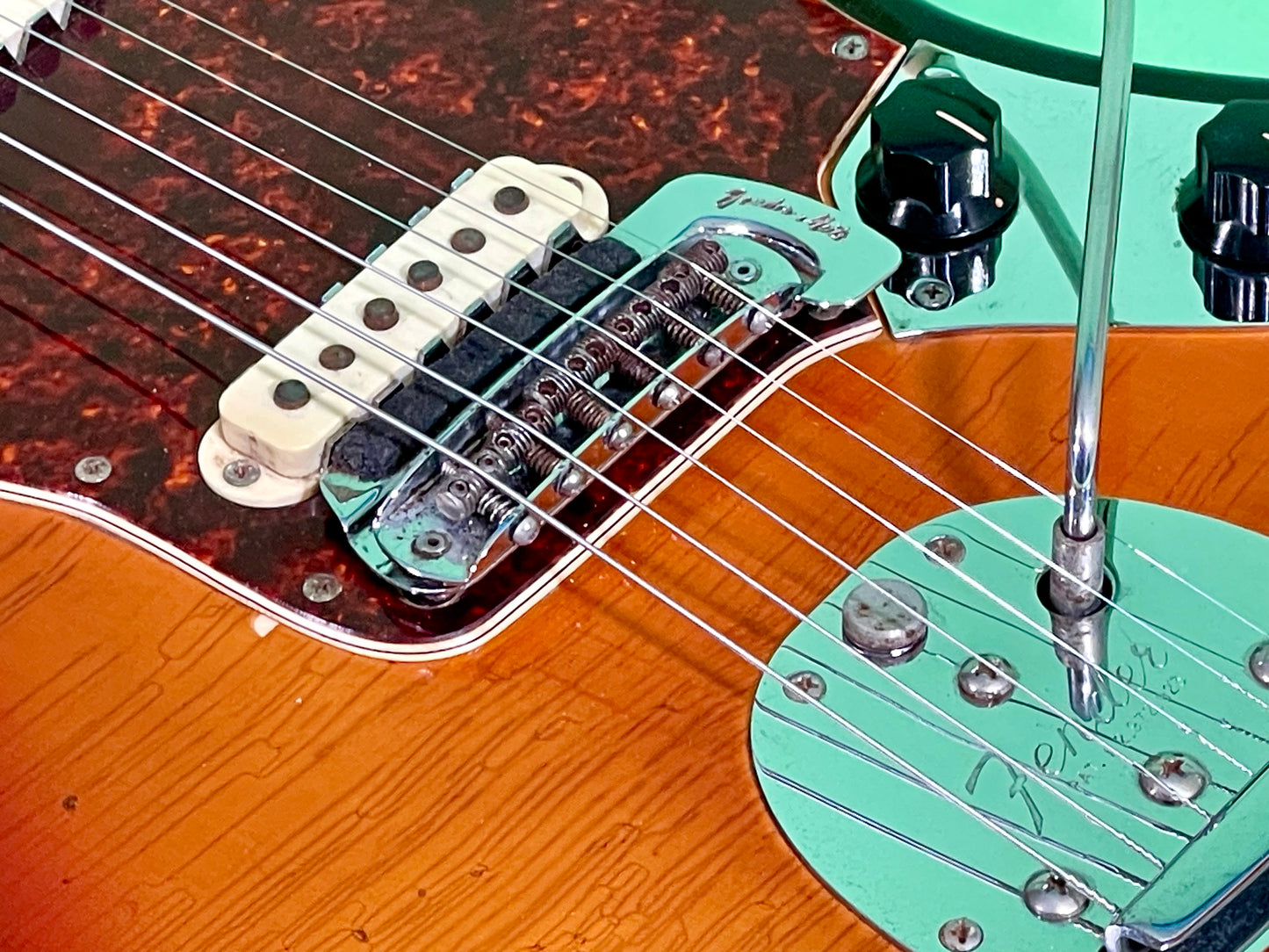 1969 Fender Jaguar 100% Original Rare factory "Faux-Burst" finish!