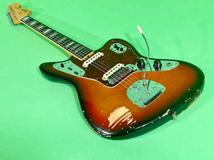 1969 Fender Jaguar 100% Original Rare factory "Faux-Burst" finish!