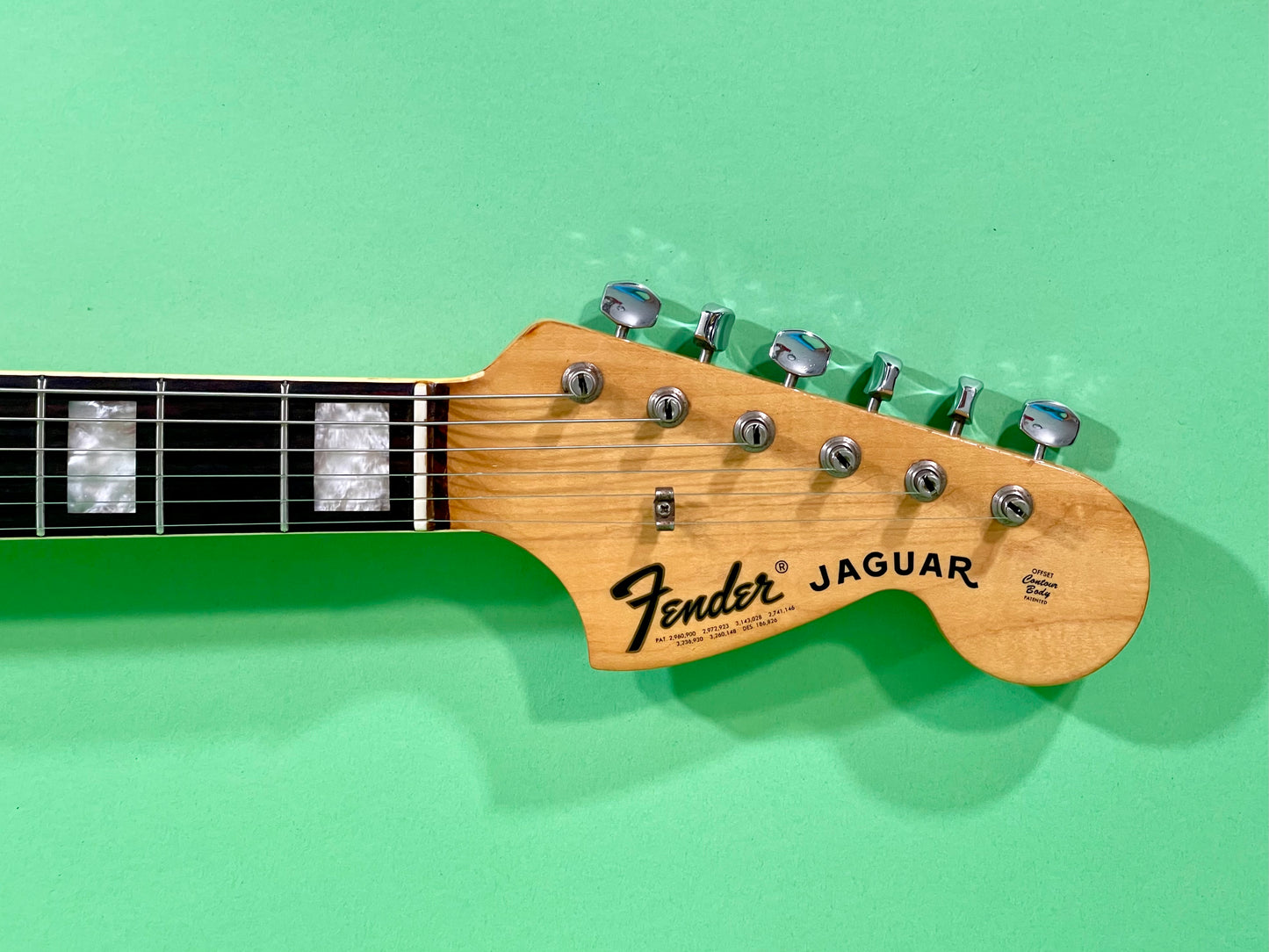 1969 Fender Jaguar 100% Original Rare factory "Faux-Burst" finish!