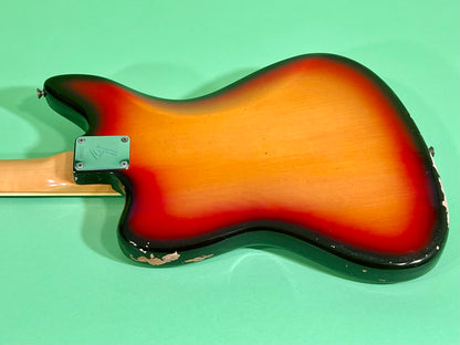 1969 Fender Jaguar 100% Original Rare factory "Faux-Burst" finish!
