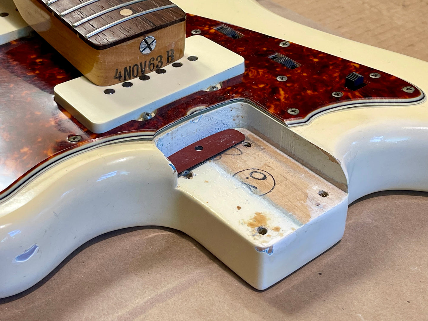 1964 Fender Jazzmaster Olympic White 100% Original Super-Clean 1-owner
