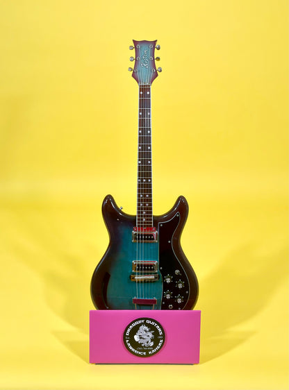 1968 Kustom K-200 Turquoise & Purple Sunburst AKA "Wineburst"