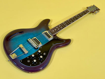 1968 Kustom K-200 Turquoise & Purple Sunburst AKA "Wineburst"