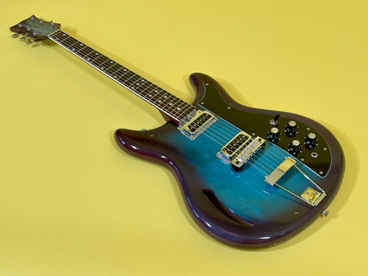 1968 Kustom K-200 Turquoise & Purple Sunburst AKA "Wineburst"