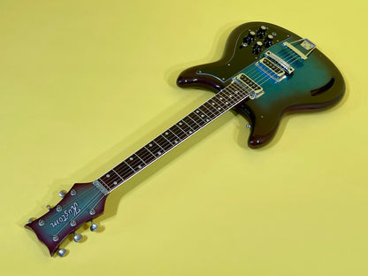 1968 Kustom K-200 Turquoise & Purple Sunburst AKA "Wineburst"