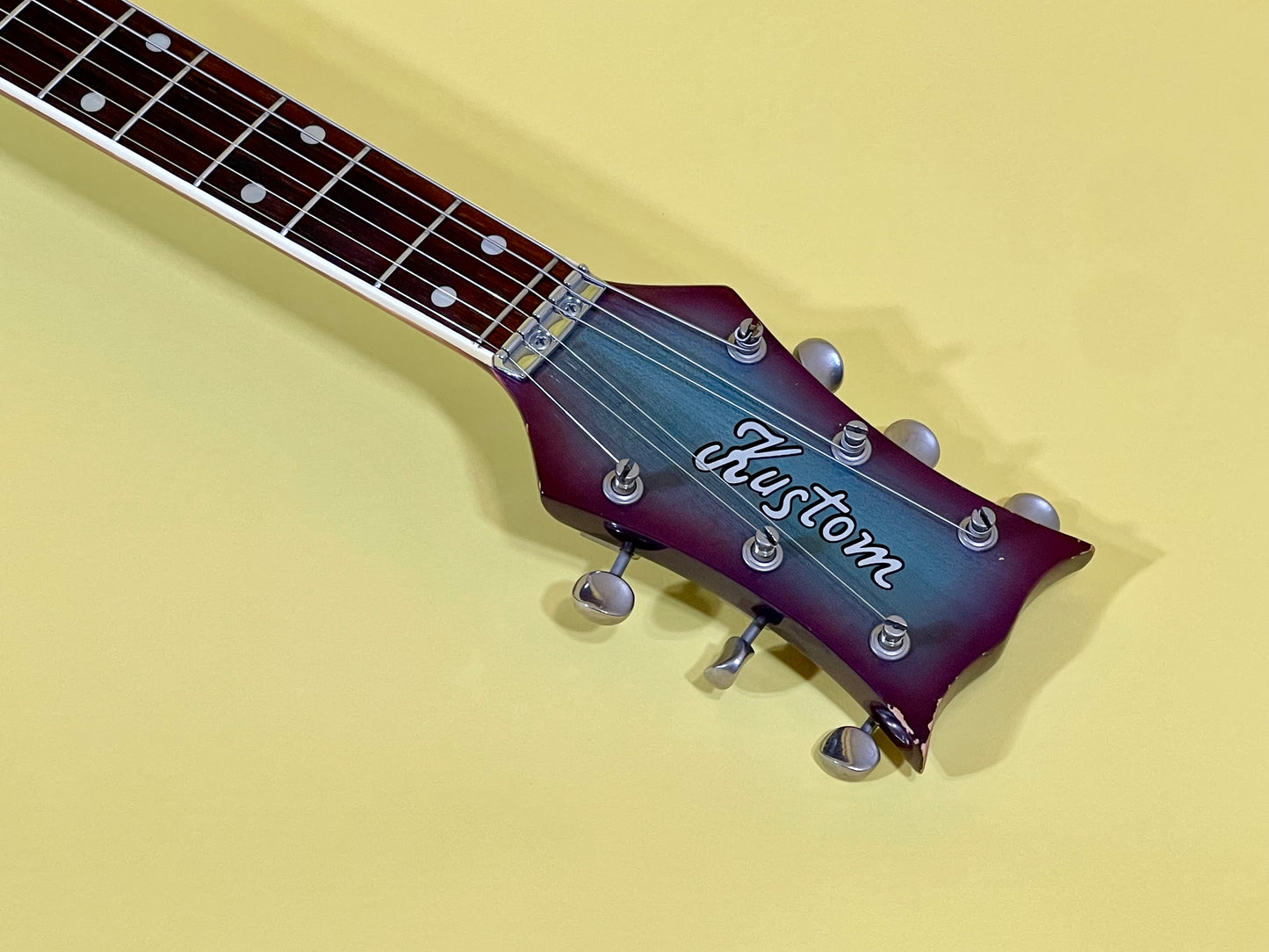 1968 Kustom K-200 Turquoise & Purple Sunburst AKA "Wineburst"