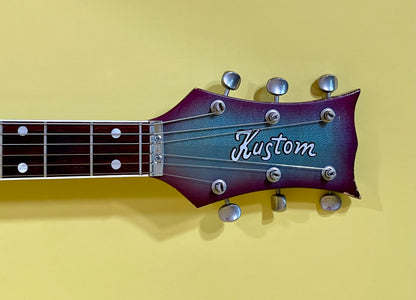 1968 Kustom K-200 Turquoise & Purple Sunburst AKA "Wineburst"