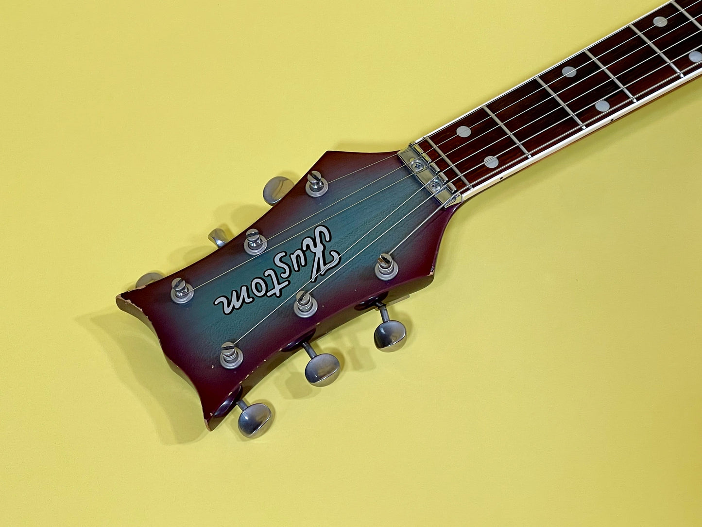 1968 Kustom K-200 Turquoise & Purple Sunburst AKA "Wineburst"