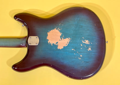 1968 Kustom K-200 Turquoise & Purple Sunburst AKA "Wineburst"
