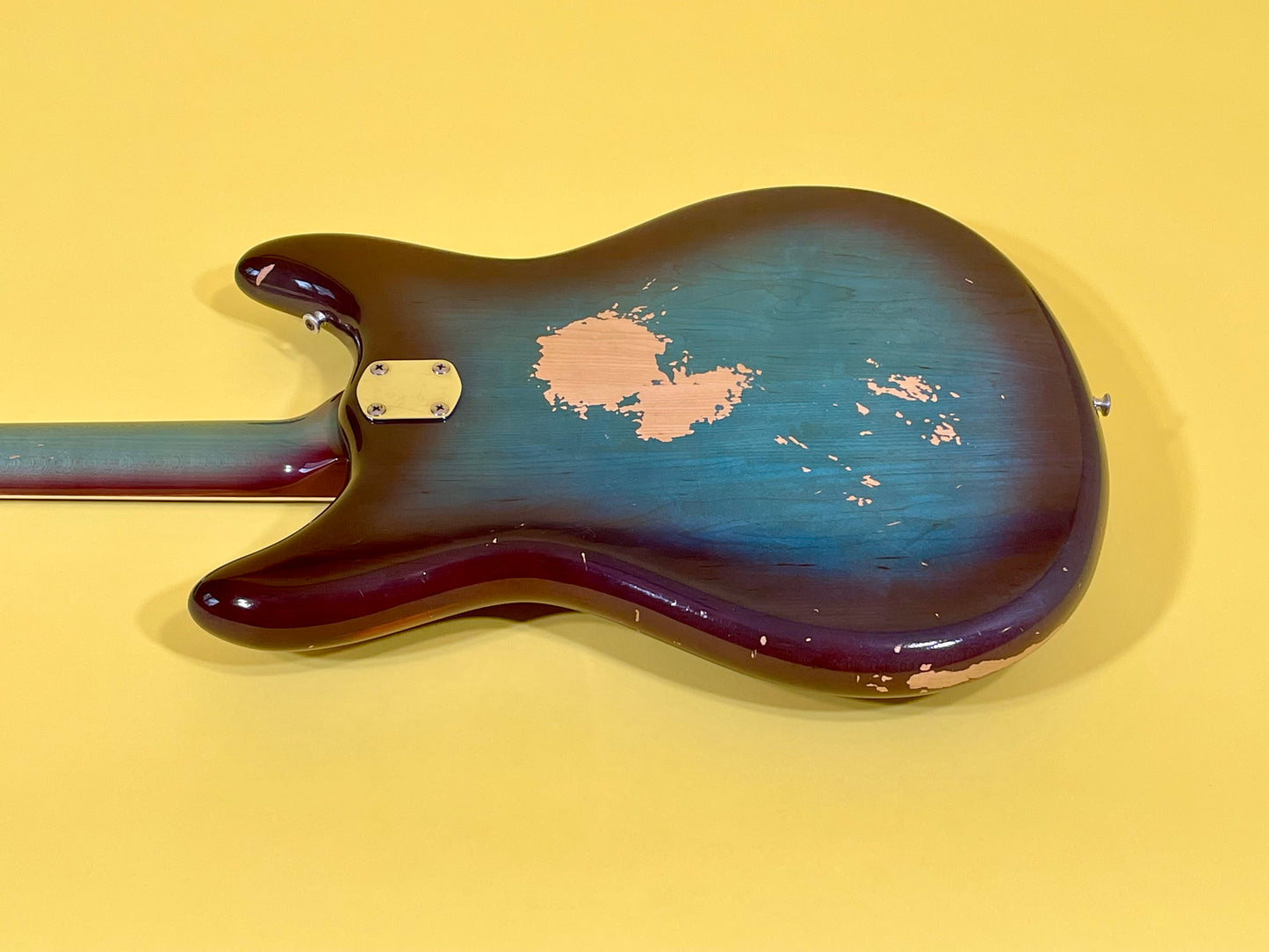 1968 Kustom K-200 Turquoise & Purple Sunburst AKA "Wineburst"
