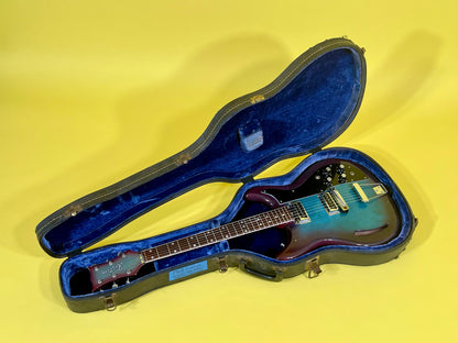 1968 Kustom K-200 Turquoise & Purple Sunburst AKA "Wineburst"
