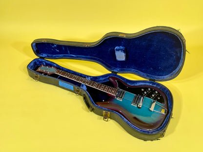 1968 Kustom K-200 Turquoise & Purple Sunburst AKA "Wineburst"