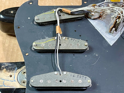 1977 Fender Stratocaster Black 100% Original w/Factory Inspection Tag!