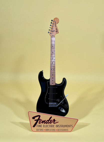 1977 Fender Stratocaster Black 100% Original w/Factory Inspection Tag!