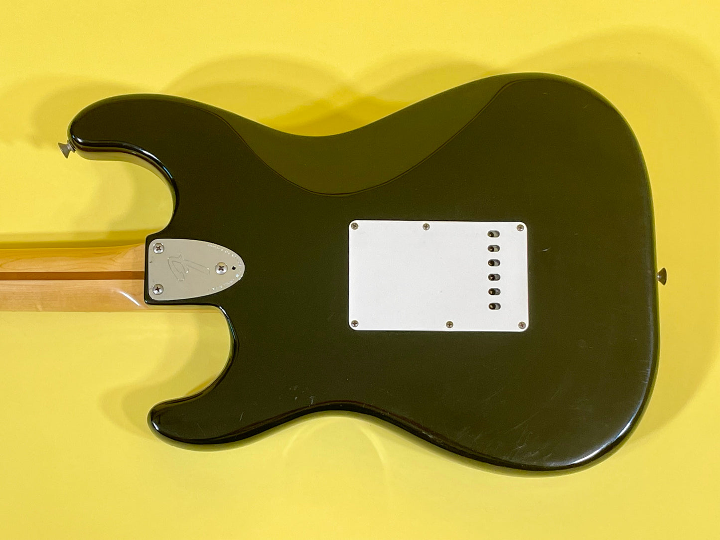 1977 Fender Stratocaster Black 100% Original w/Factory Inspection Tag!