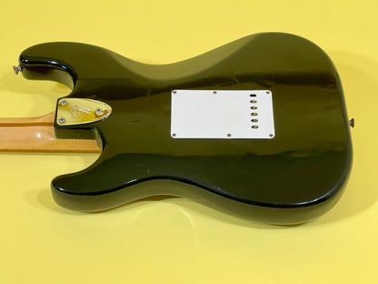 1977 Fender Stratocaster Black 100% Original w/Factory Inspection Tag!