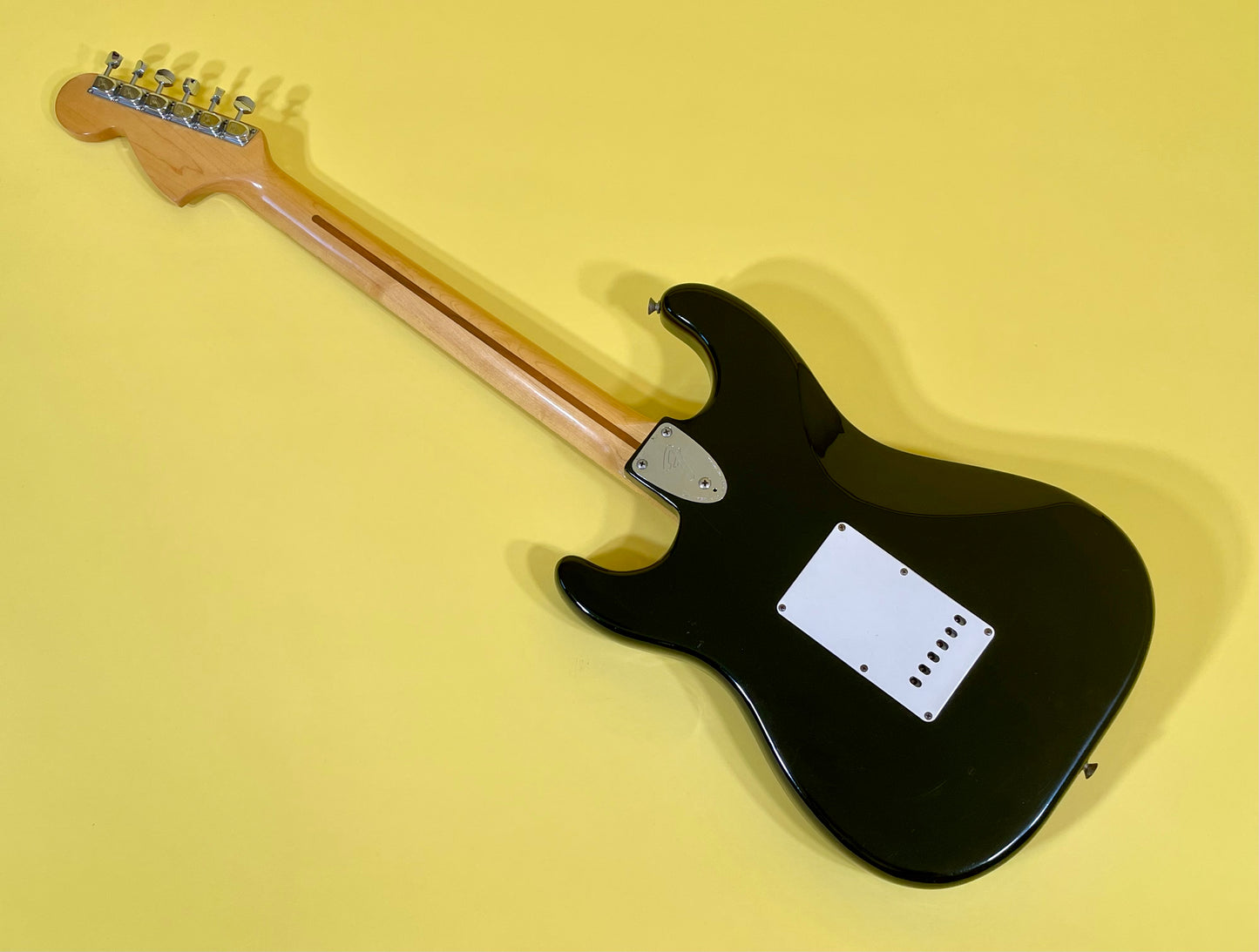 1977 Fender Stratocaster Black 100% Original w/Factory Inspection Tag!