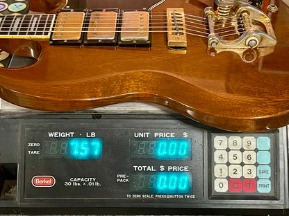 1973 Gibson SG Custom Model Walnut finish with Gold hardware