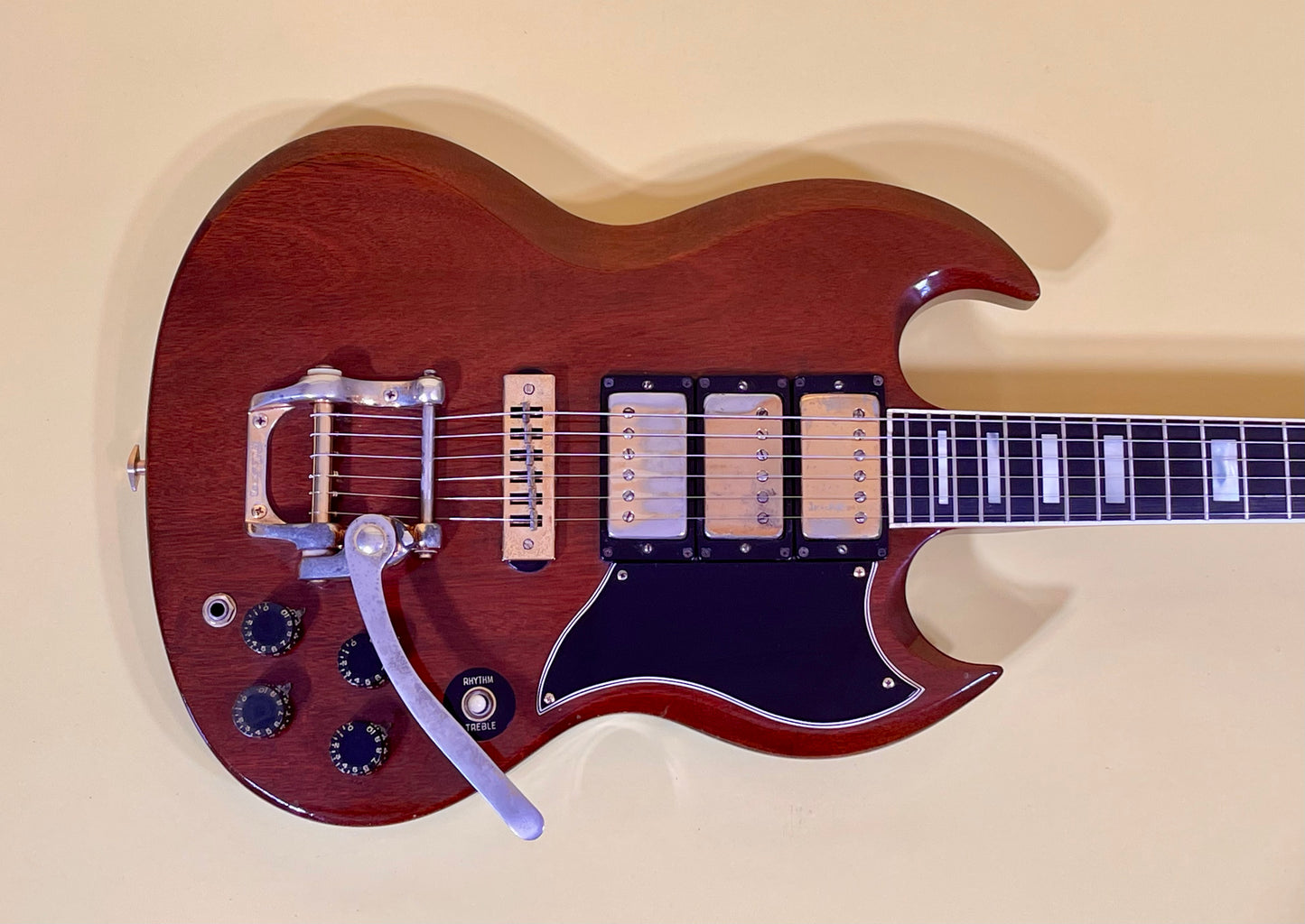 1973 Gibson SG Custom Model Walnut finish with Gold hardware