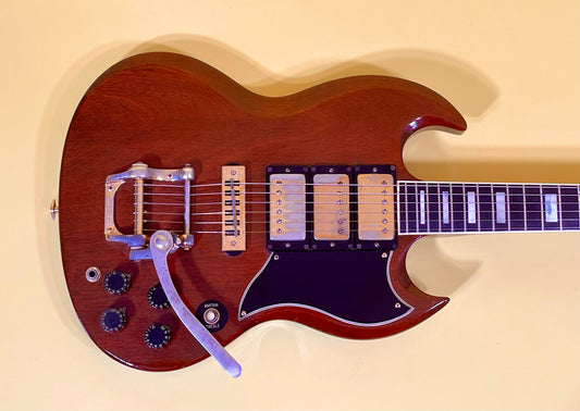 1973 Gibson SG Custom Model Walnut finish with Gold hardware