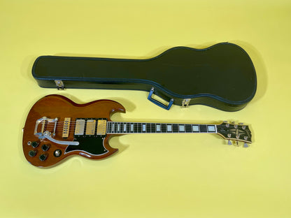 1973 Gibson SG Custom Model Walnut finish with Gold hardware