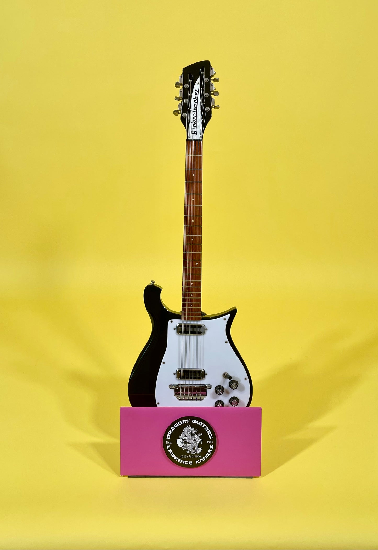1966 Rickenbacker 450/12 Jetglo Gloss finish  100% Original