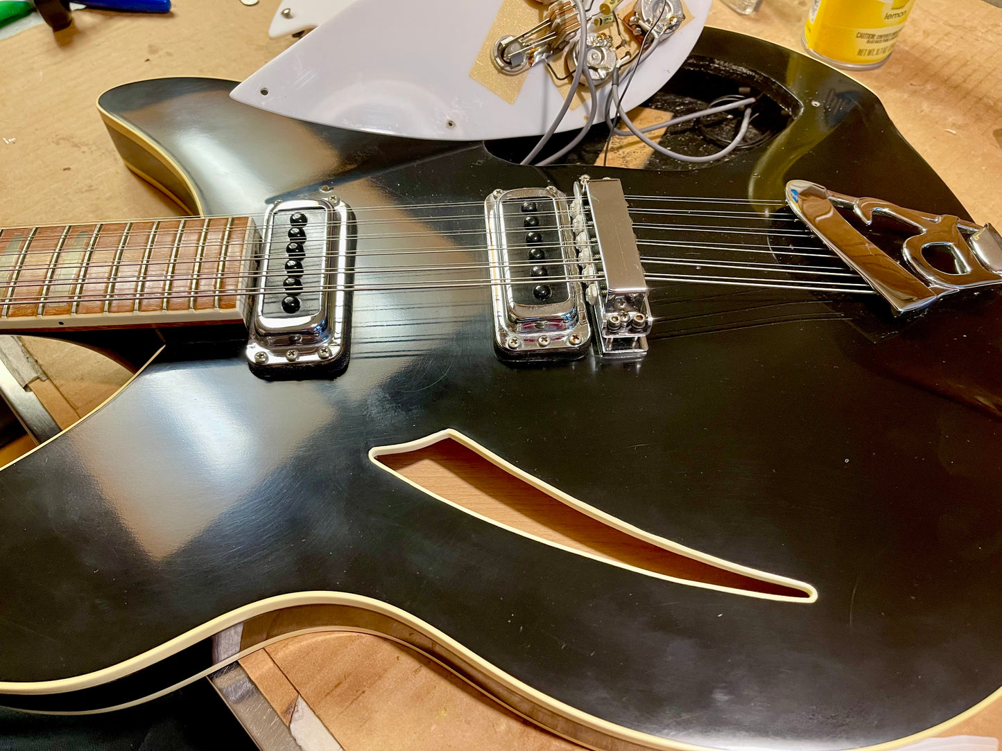 1981 Rickenbacker 360 Jetglo Gloss Rare Double Bound!