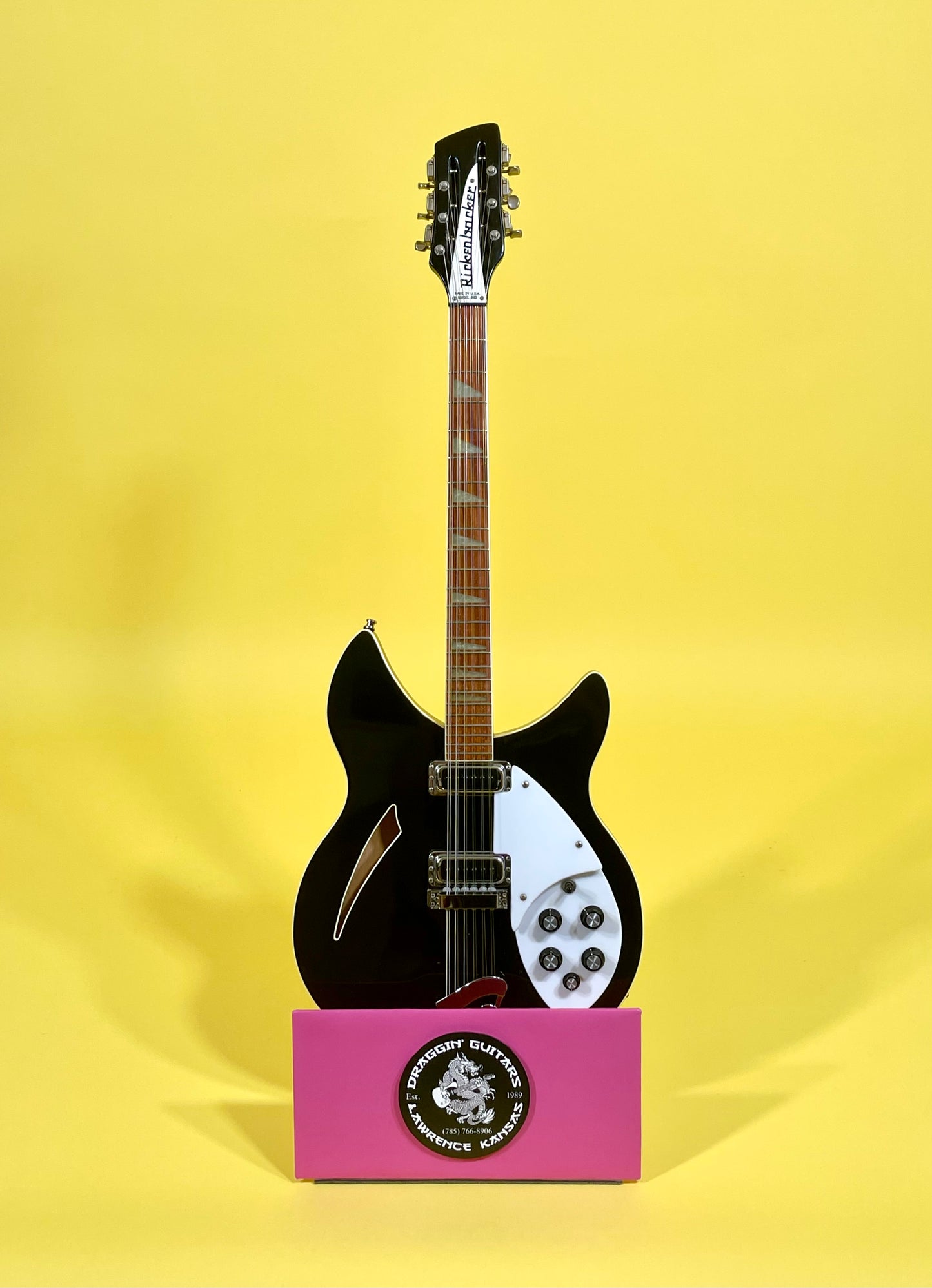 1981 Rickenbacker 360 Jetglo Gloss Rare Double Bound!