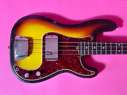 1966 Fender Precision Bass 3-color Sunburst