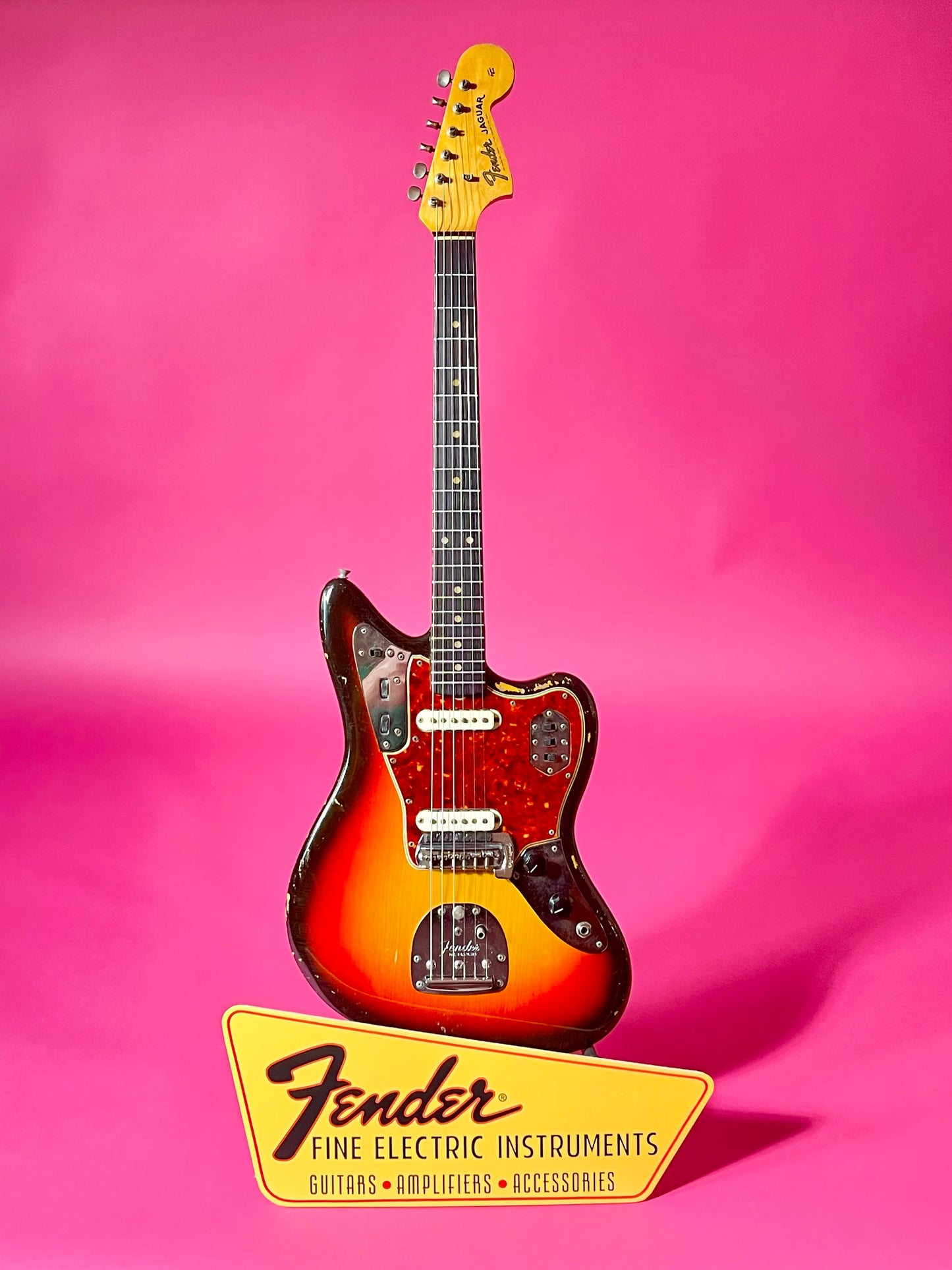 1964 Fender Jaguar 3-Color Sunburst 100% original