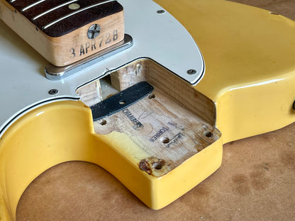 1972 Fender Telecaster Bigsby model  Blonde with rare Rosewood fingerboard