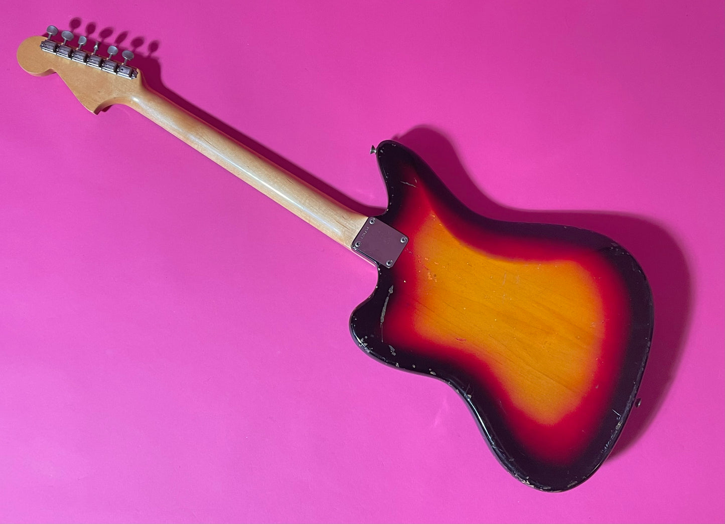 1964 Fender Jaguar 3-Color Sunburst Clay Dots