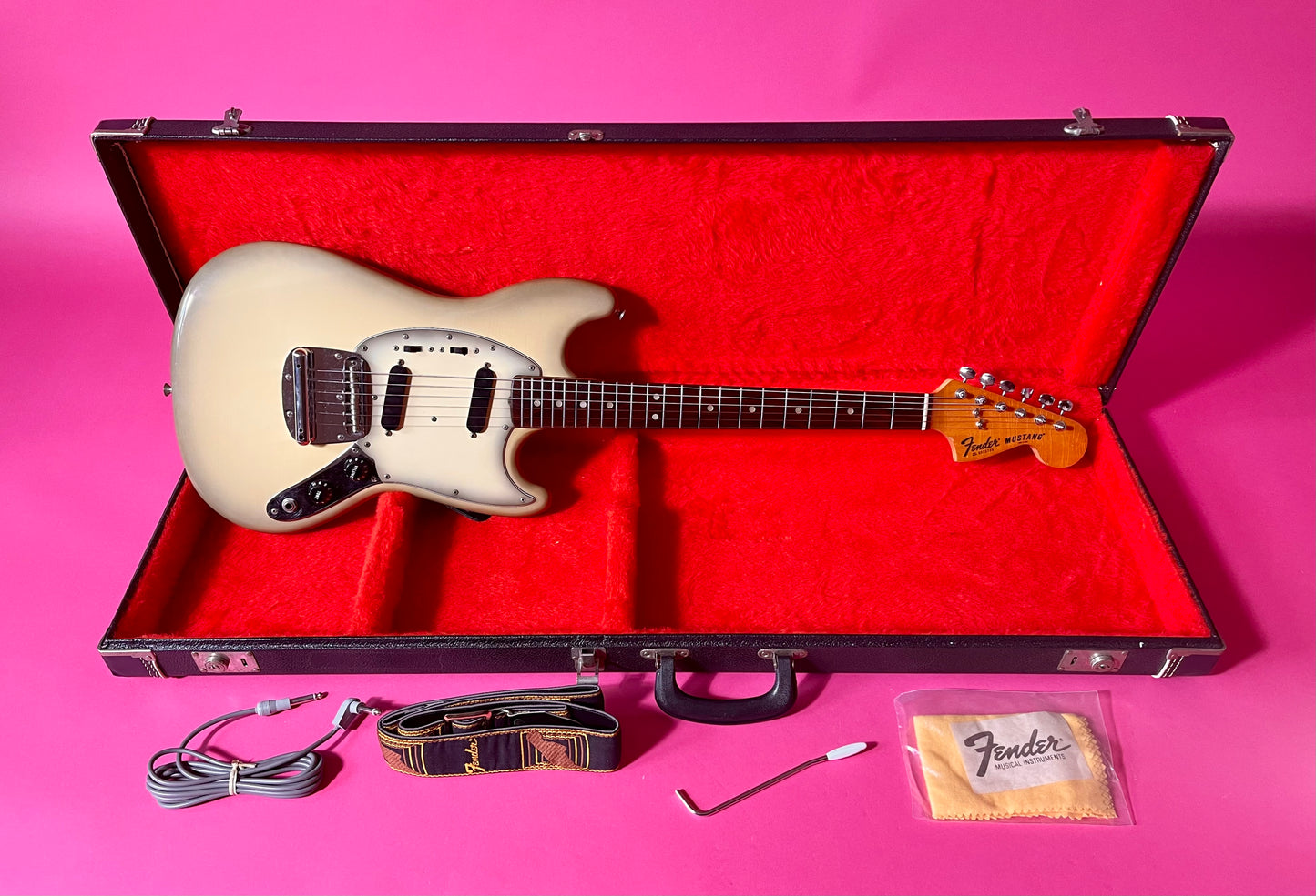 1978 Fender Mustang Antigua rosewood fingerboard 100% OG