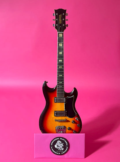 1973 Univox Badazz 3-Color Sunburst