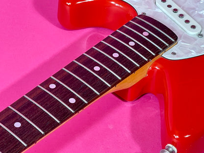 1996 Fender Jag-Stang Fiesta Red Kurt Cobain