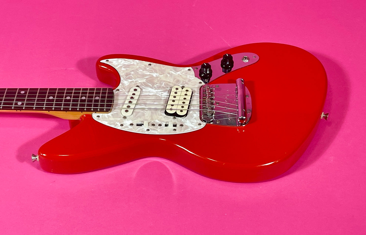 1996 Fender Jag-Stang Fiesta Red Kurt Cobain