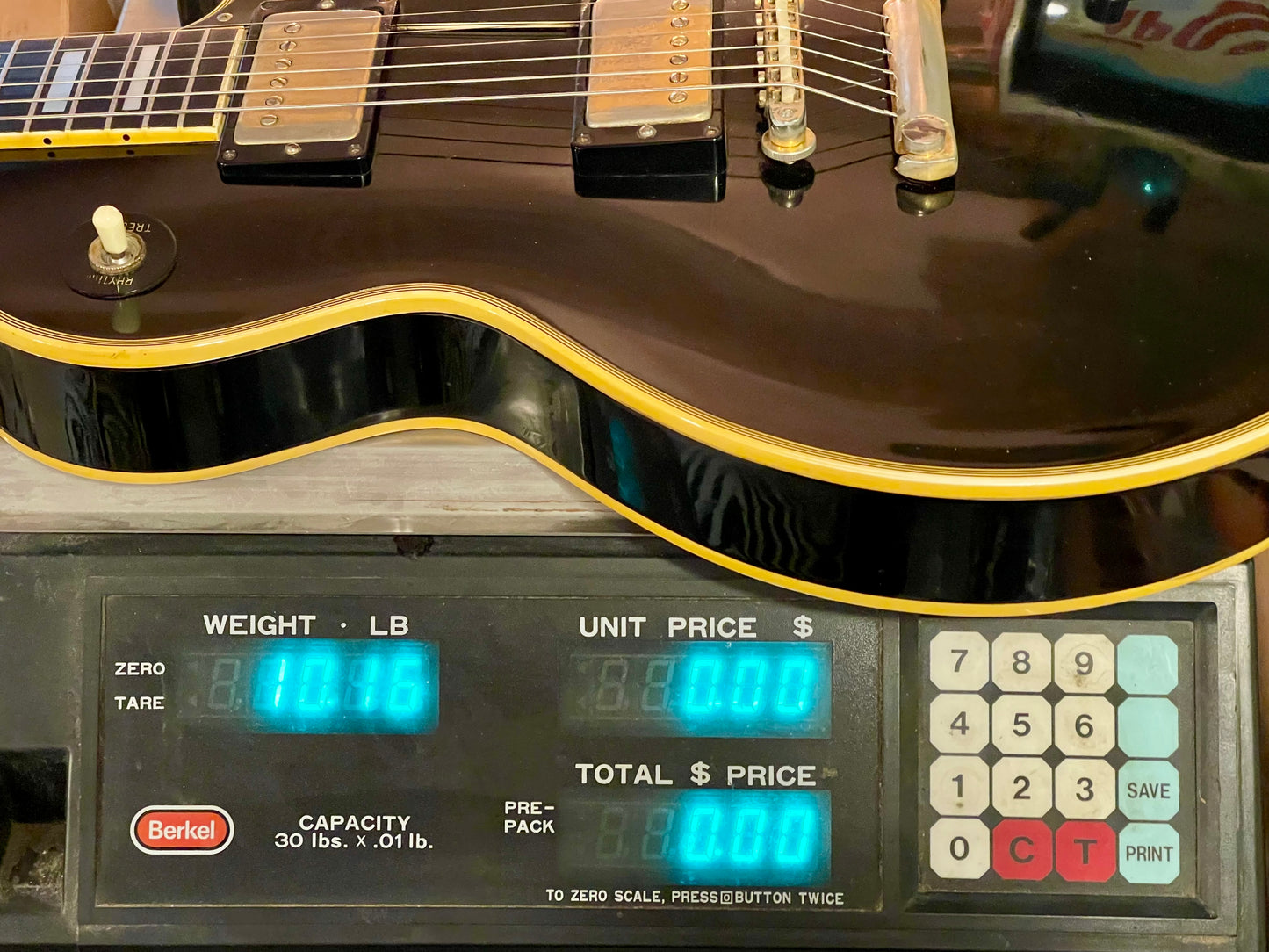 1968 Gibson Les Paul Custom Ebony Black Early production August